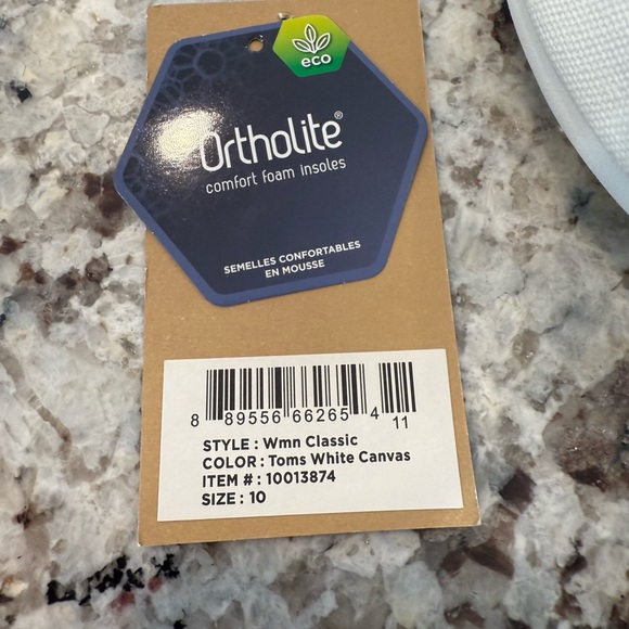 Tom's Women White Canvas 10 - Picture 8 of 9